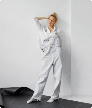 комбінезон білий